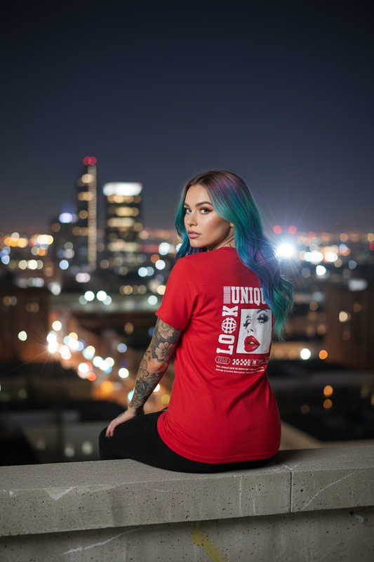 Unique Look Premium Cotton Tee - CocoMe Couture